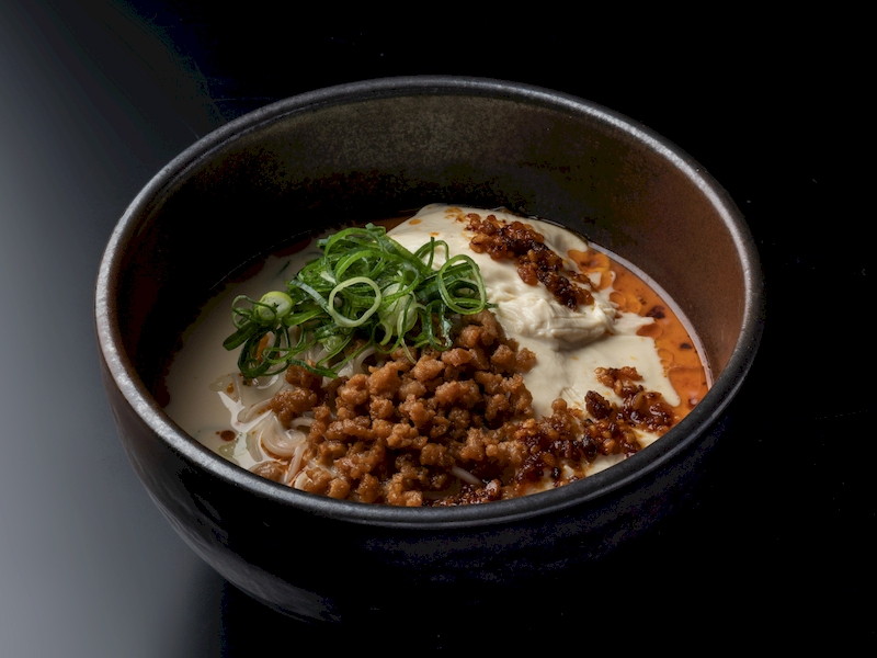 Soy milk and tofu skin Soba