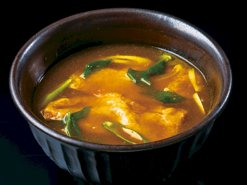あげカレー蕎麦
