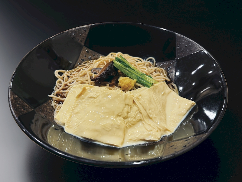 Kyoto's tofu skin Soba