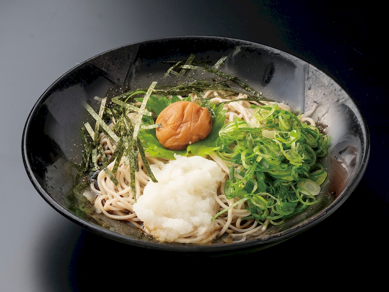 Pickled plum and grated daikon radish Soba