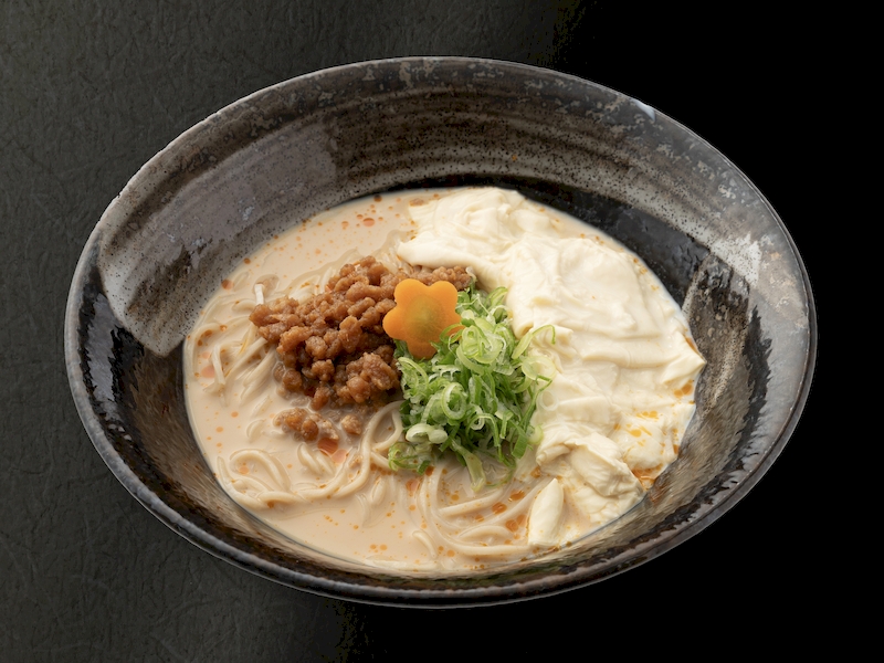 Soy milk and tofu skin Soba